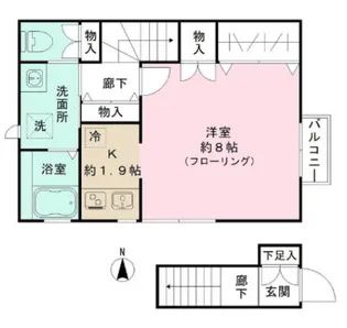 ロサ・テラス【2階】の間取り