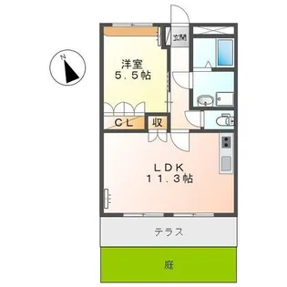 フィオレ【1階】の間取り