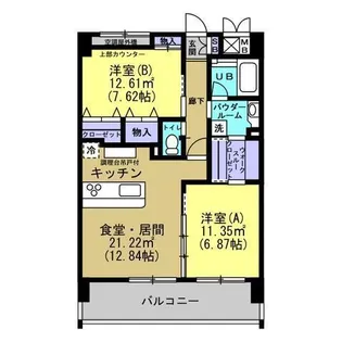 メトロメゾン太子堂【5階】の間取り