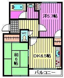 メルベーユ【3階】の間取り
