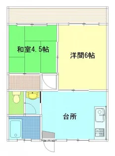 たなか荘【2階】の間取り
