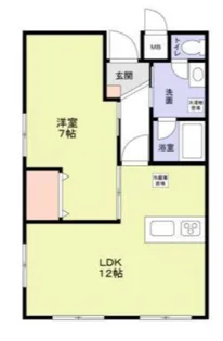 サンウェスト四谷上町【2階】の間取り