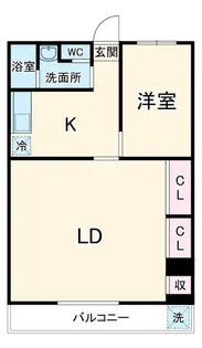 シャンピアスズキ【6階】の間取り