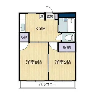 モンシャトー石神井成和【2階】の間取り