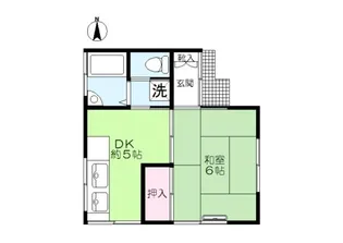 伊勢町アパート(イセチョウアパート)【1階】の間取り