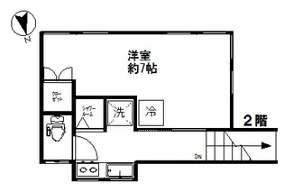 三浦荘【2階】の間取り