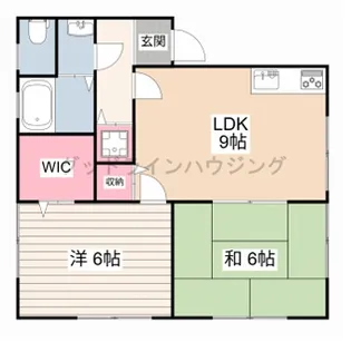 メゾンアンソレイエA棟【2階】の間取り
