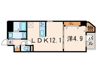 Grand Pere Nerima-WEST【4階】の間取り