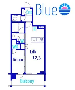Portside Urban Residence【8階】の間取り