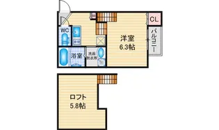 ハーモニーテラス児玉III【2階】の間取り