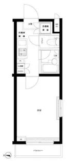 ルーブル早稲田六番館【3階】の間取り