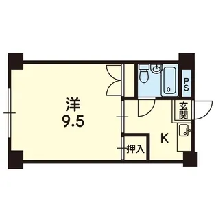 Bloom大江【4階】の間取り