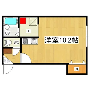 リバティみわポート【3階】の間取り