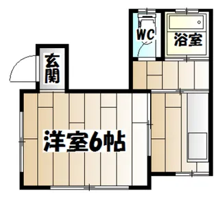 オレスコート板宿【1階】の間取り