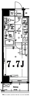 アクサス西新井【1階】の間取り