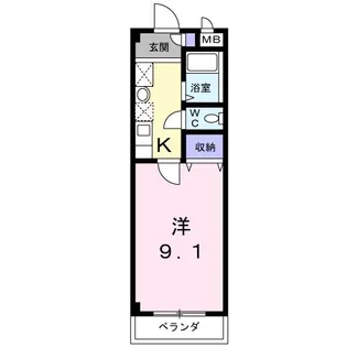 サンシャインI【1階】の間取り