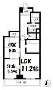 ITOH壱番館【9階】の間取り