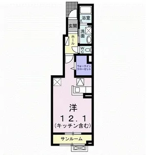 シャルマン・エミュー【1階】の間取り