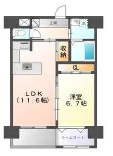 Side I(サイドアイ)【2階】の間取り