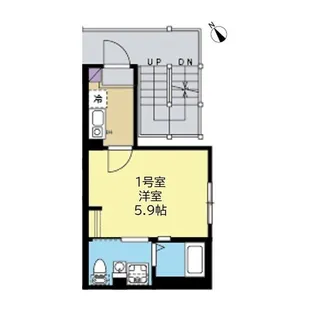 方舟追浜【3階】の間取り
