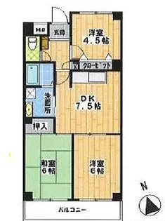 【楽器演奏可能】シャトー・レ・セルズィエール【2階】の間取り