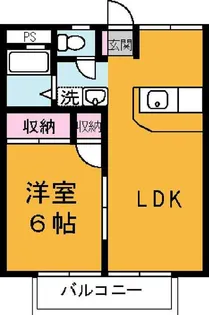 ライムライト【2階】の間取り