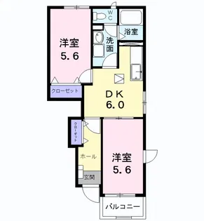 ガーデンヒルズIII【1階】の間取り