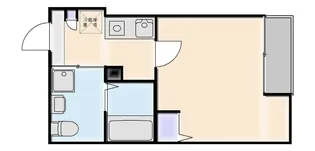 クオン生麦【1階】の間取り