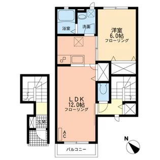 サンモール上星川【2階】の間取り
