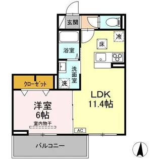 Grace Sea【1階】の間取り
