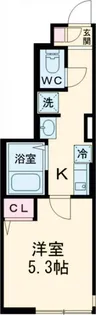 ヴィラ都立家政【2階】の間取り