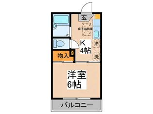 シュテルネス・ハウゼ【1階】の間取り
