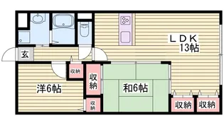 夢ガーデン【1階】の間取り