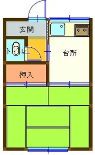 田中荘【2階】の間取り
