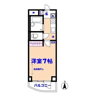 カンファーコート【1階】の間取り