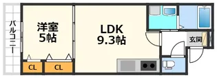 アイビーコート城南【2階】の間取り