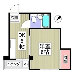 本駒込高野ビル【2階】の間取り