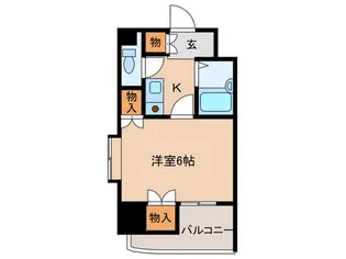 エルプラド楠風【6階】の間取り