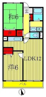 エクセレントハウス【3階】の間取り