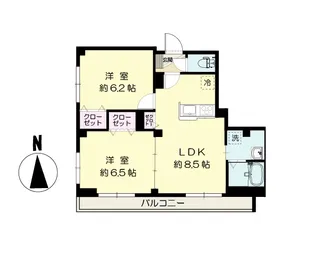 PanaVieunoII【1階】の間取り