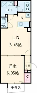 GRAN PASEO明大前III【1階】の間取り