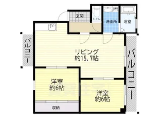 佐野マンションパート2【3階】の間取り
