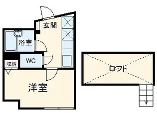 プレジール溝の口【2階】の間取り