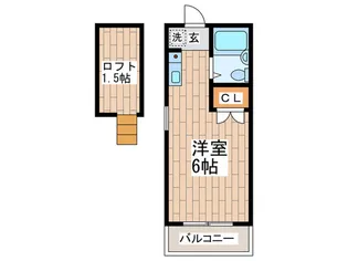 キャロット英夢【1階】の間取り
