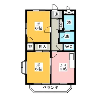 PHOENIX I【2階】の間取り
