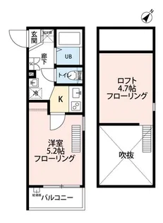 グランクオール潮見【3階】の間取り