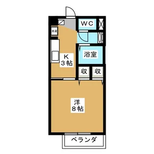Cadenzaマルヤマ【1階】の間取り