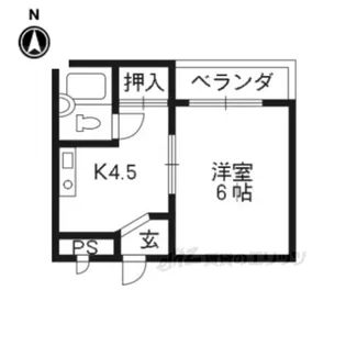 リバーサイド橋本【3階】の間取り