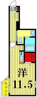 エルスタンザ東綾瀬【3階】の間取り