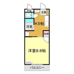 グリーンアベニュー土原 No.2【4階】の間取り